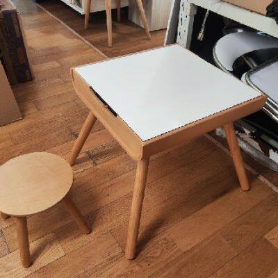 Children's Table, Playing Sand Table,Play Table for Kids Wooden Kids Study Table Desk And Chair Children Table photo-3