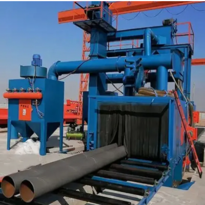 Professional Roller Through Shot Blasting Machine Used for Cleaning Various Steel Plates, Profiles, Castings, and Other Materials and Shapes photo-3