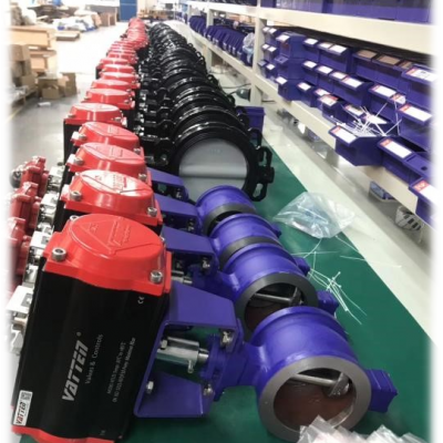 V-Port Ball Valve With Positioner for Precise Flow Control