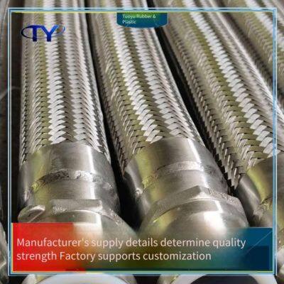 Pipe Connectors, for Medical Use, Metal Hoses, Lined Ptfe Corrugated Hoses, High Temperature Resistant photo-4