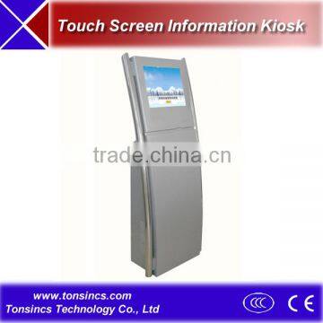 19" Automatic Stand Self Service Internet Multimedia Touch Information Kiosk