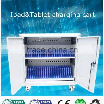 Educational training classroom Ipad charging cart