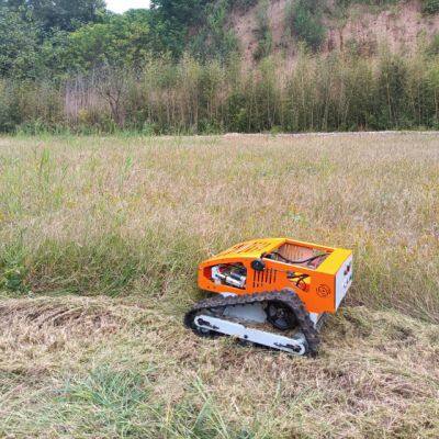 Industrial Zero Turn Remote Mower Gasoline Single Cylinder Lawn Cutting 550mm