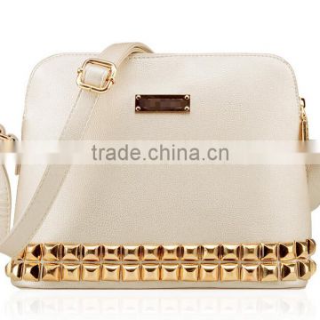 Best Selling Western Style Ladies Genuine Leather Shoulder Lady Handbag 2015