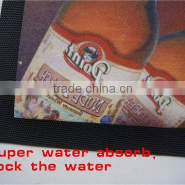 Custom Bar Mat With Full Color Printing, Non Woven Fabri on Top Custom Bar Mat photo-3