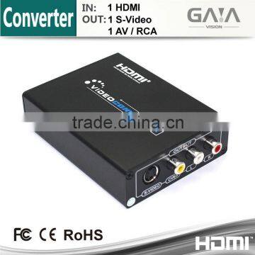 HDMI to Composite RCA and S-Video Converter