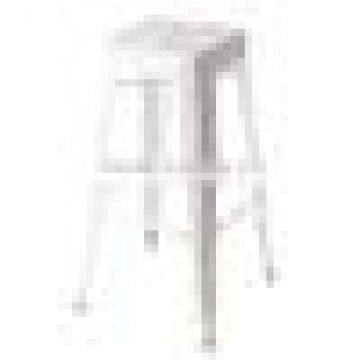 MCH-1505 Cheap Morden Furniture Bar Stools 75cm White Metal Stool