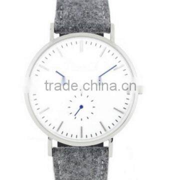 2016 Latest New Hot Selling Unusual Unisex Ronda Movement Tweed Watch photo-3