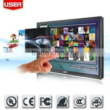 15" LCD resistive touch screen monitor