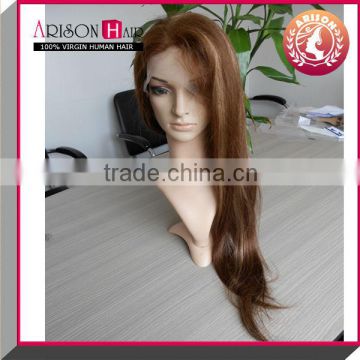 High quality glueless silk top full lace wig