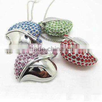 Whosale Heart Shape Jewel Usb Flash Drive photo-4