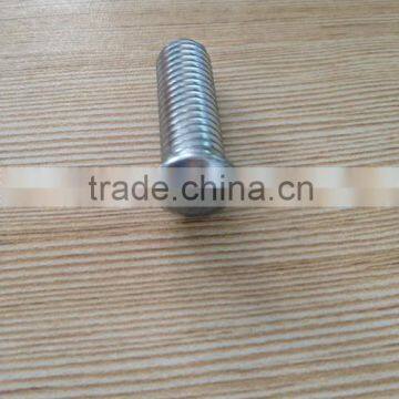 Flat head hex socket machine screw,zinc plated M10*30