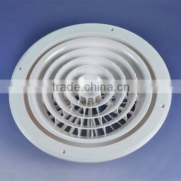 ABS plastic round air ceiling diffuser grille for air conditioning