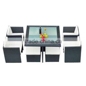 Gardeners Eden Furniture Wicker Outdoor Rattan Patio Garden Room Rattan Furniture Set photo-2