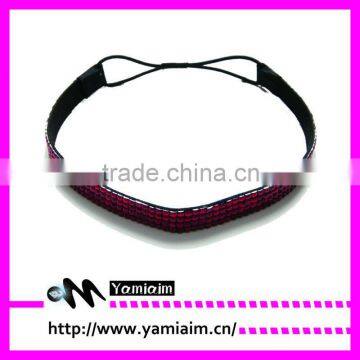 elastic fashion rhinestone headbands