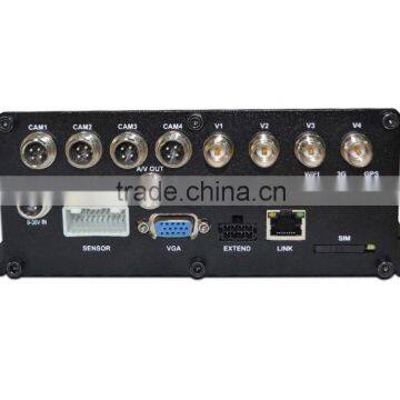 Teswell 4ch Full HD 1080p 3G GPS WIFI Vehicle Blackbox Dvr for Bus photo-2