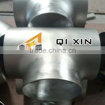 Titanium 45 degree Pipe Fitting Lateral Tee