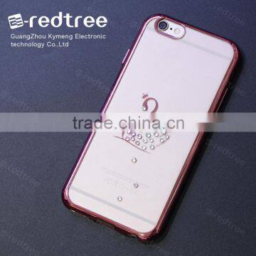 Whole Sale Electroplating TPU Mobile Phone Cover for Iphone 6 s Case