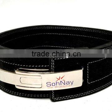 Weight Lifting Lever Buckle Power Belt