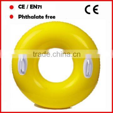 Promotional inflatable swim ring/pvc swim ring/tpu swim ring with customer logo printing