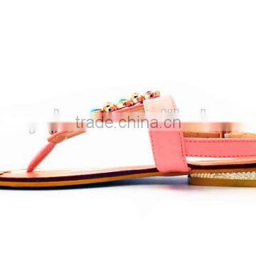 Fashion Lady Fancy Flat Heel Colorful Slippers photo-5