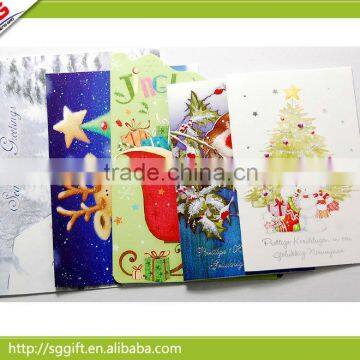 greeting card/christmas greeting card pop up greeting card