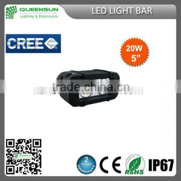 Factory supply 9-32V 5 inch 20W Cree Off Road Led Light Bar SRLB20-C