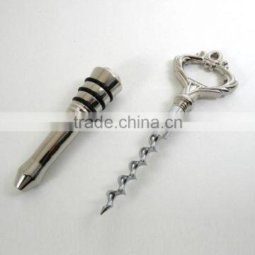 Top selling custom shape good use corkscrew opener bottle opener wine stopper 3 in one