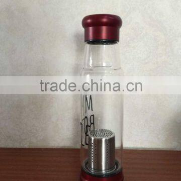 Wholesale Handmade Glass Bottle/Glass Water Bottle