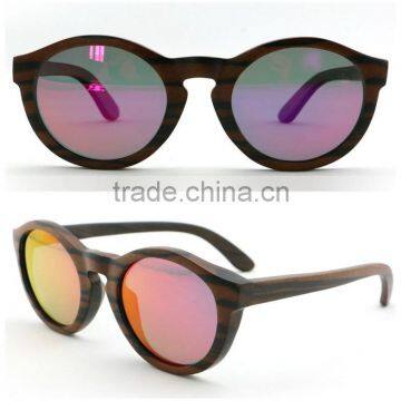 Ebony wooden multi-color frame sunglasses factory direct sale manufacturer wholesales