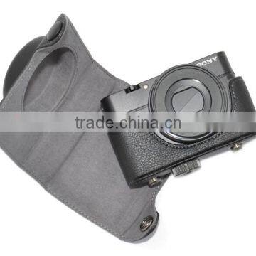 JJC OC-RX100 PU Leather Camera Case for SONY