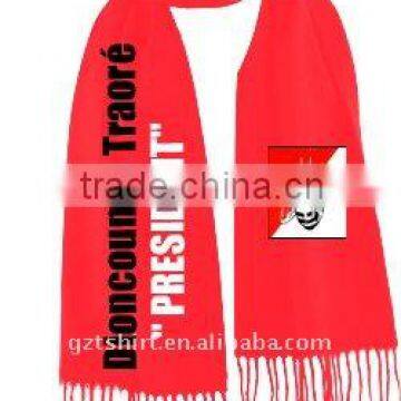 election campaign cheap scarf printing