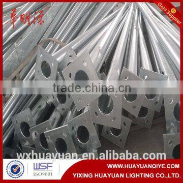 Street steel hot dip galvanized pole