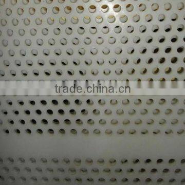 Perforated metal for auto filters