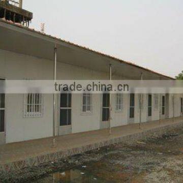 simple prefab house for living in work site