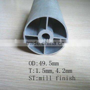 6063 T5 mill finish aluminum special tube/pipe profiles/factory price