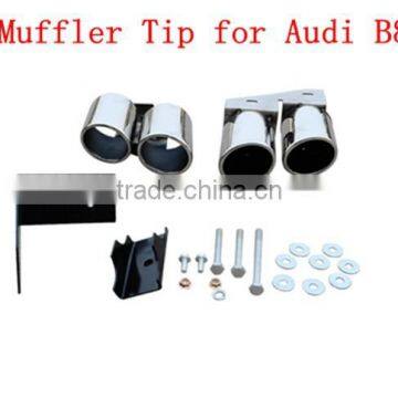 NEW STYLE Car Muffler Tips for Audi 2013 B8 S4 which in hot sale