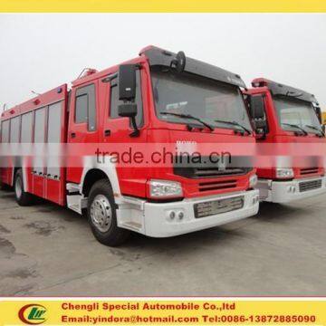 High quality low price howo fire fighting foam truck