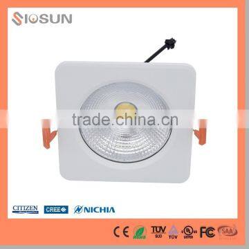 12W IP65 1228 Lumen SAMSUNG SMD White LED Square Downlight Dimmable Color and Light