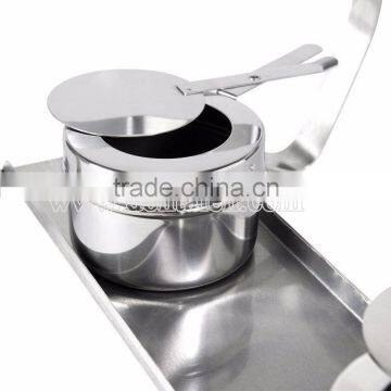 Folding Chafing Dish Warming Tray Buffet Warmer Caterer Stainless 8 Quart photo-2