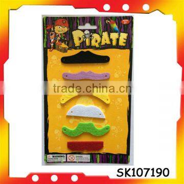 Colorful pirate whiskers pirate toys for children