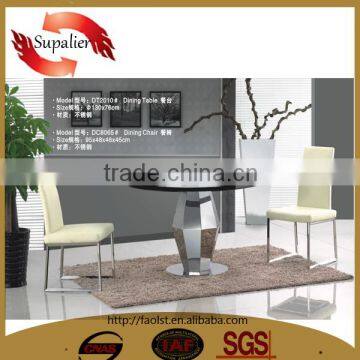 2015 restaurant table and chair modern design glass center table