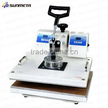 Sunmeta t shirt heat press machine double heating china manufacturer