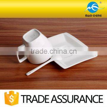 White Bone China Porcelain Cup for Coffee Shop photo-3