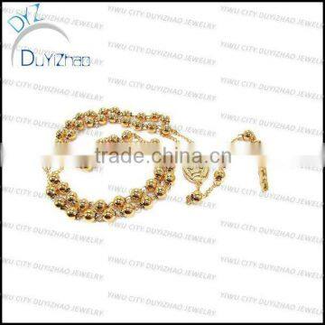 stainless steel gold rosary 2013