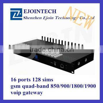 2014 Ejointech big promotion at the end of year,VOIP Gateway gsm/cdma/wcdma16 port 64sim voip gateway buy 10 get 1 free