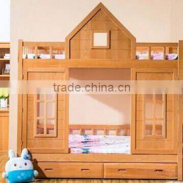 Safe Practical Home Use Modern Fashionable Kids Bunk Bed photo-3