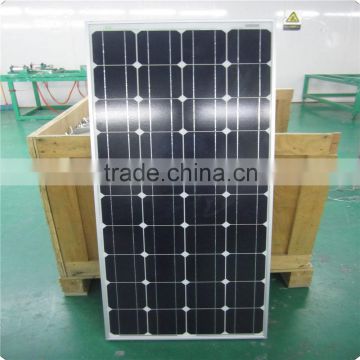 China factory stock 130 watt mono panel solar