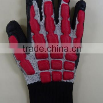 latex coated gardenging glove, latex gloves, latex hand gloves