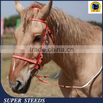 Wholesale China Supply Adjustable PVC Horse Bridle with rein